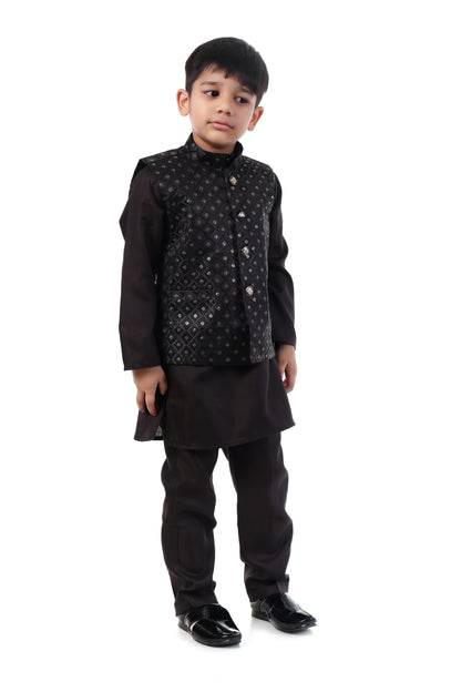 Royal Noir Kurta Set